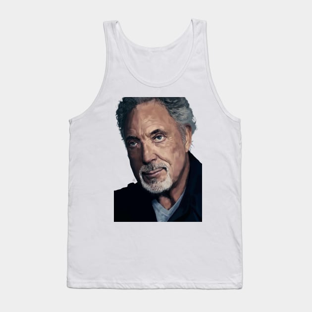 Sir Tom Jones Tank Top by drawingsbymegsart